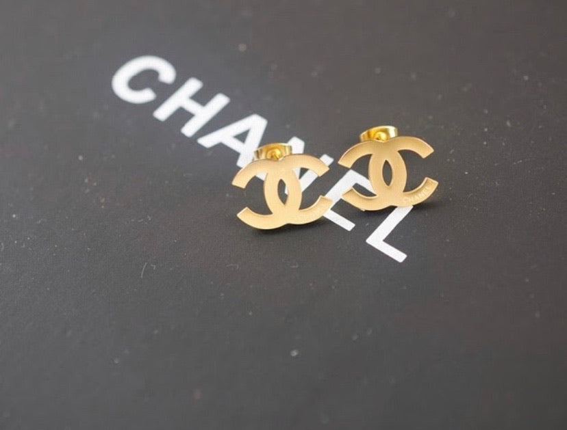 Stainless Steel Chanel Inspired Earrings
