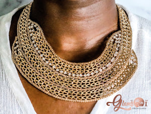 Open image in slideshow, Diamonds in Distress Necklace Set

