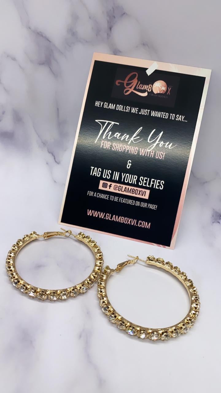 Glam Life Hoop Earrings