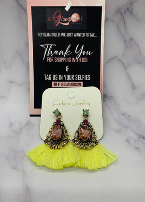 Open image in slideshow, Bohemian Drop Earrings
