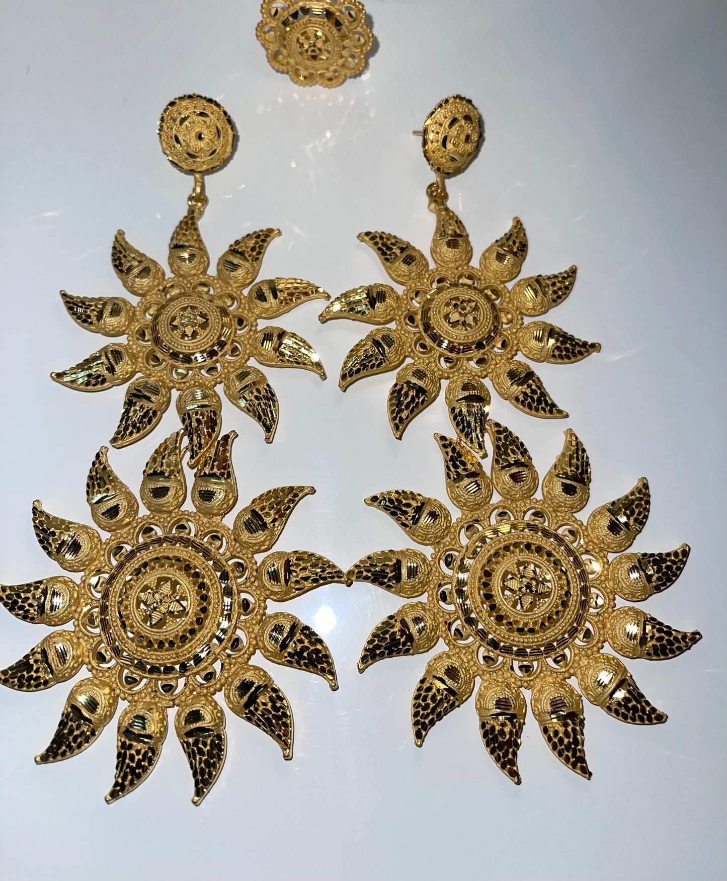 Mandala Statement Earrings